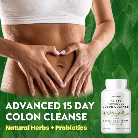 Oona Health - 15 Dias de Limpeza Avançada do Cólon, Probióticos – Marca de Produto