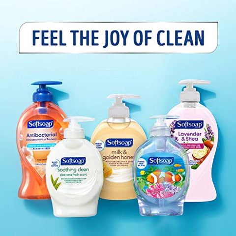 Softsoap - Recarga de Sabonete Líquido para as Mãos SOFTSOAP, Aquário, a Granel, Comercial, 300 ml Total (50 ml|Caixa com 6)