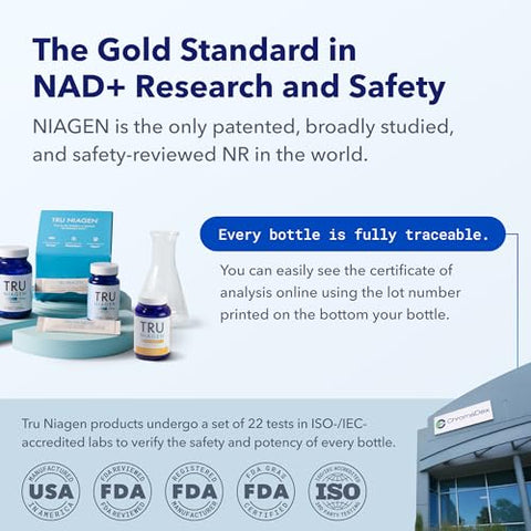 Booster de NAD com Hidratação | Aumente sua Energia e Vitalidade - TRU NIAGEN
