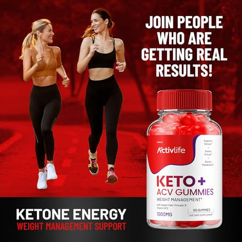 Indelo - ActivLife Keto ACV Gummies – Gomas de Vinagre de Maçã Keto Ativas da ActivLife, Fórmula Avançada de 1000mg ActivLife Keto ACV Gummies (2 Pacotes – 120 Gomas)