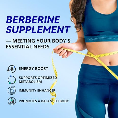 Manewu - Suplemento Premium de Berberina 1500mg com Berberina HCL e Canela do Ceilão – Marca em Destaque