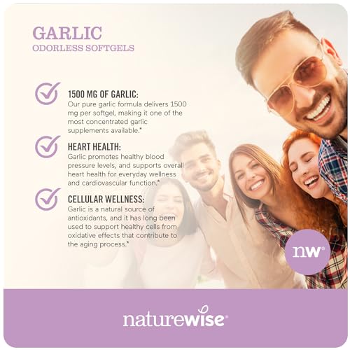 Pílulas de Alho sem Odor 1500 mg com Geleia Real de Abelha – Benefícios para a Saúde - NatureWise