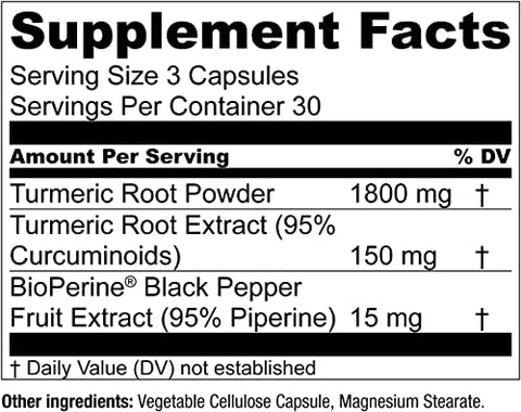 Curcuma Turmeric – Articulações, Coração – 60 cápsulas - Essential Elements