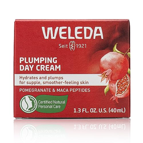 Creme Facial Hidratante com Romã e Peptídeos de Maca, 1.3 fl oz (38 ml), Cuidado Diurno para o Rosto - Weleda