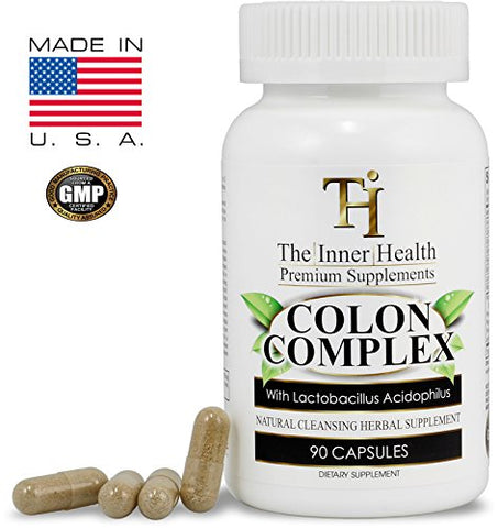 The Inner Health - Colon: Fórmula Avançada para Saúde Digestiva – 100% Natural – 60 cápsulas