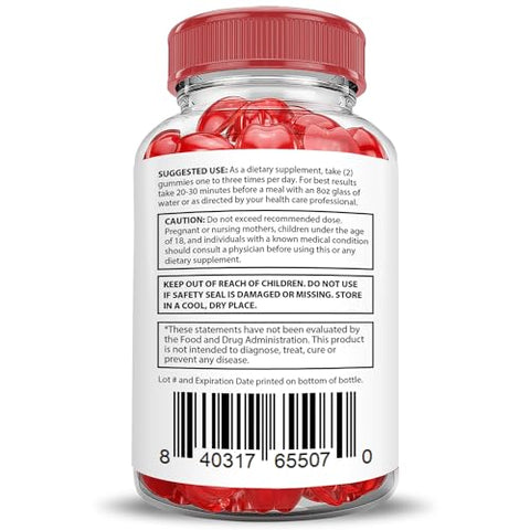 Justified Laboratories - Trim Tummy Keto Gummies Extreme 2000MG ACV – Gomas de Vinagre de Maçã com Romã e Beterraba – B12 Vegano Não GMO 60 Gomas