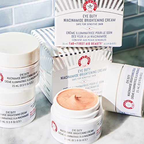 Eye Duty Creme Clareador com Niacinamida para Olheiras e Inchaço, 15g - First Aid Beauty
