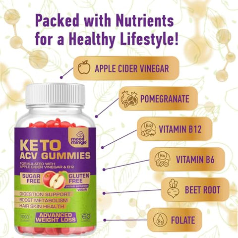 Mood Mingle - Gomas Keto de ACV para Emagrecimento Avançado
