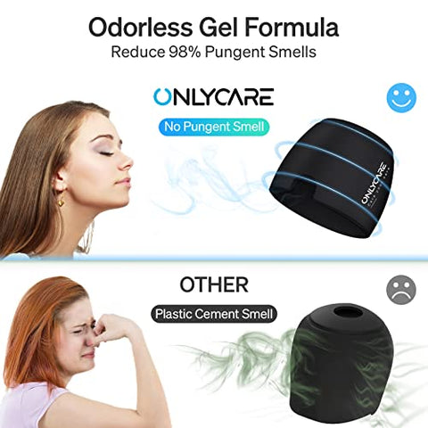 Capa de Alívio para Enxaqueca, Faixa de Gelo Odorless Atualizada, Chapéu de Alívio para Dor de Cabeça, Máscara de Gel para Olhos e Cabeça para Alívio de Enxaqueca - ONLYCARE