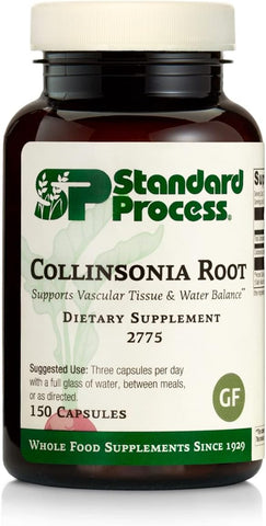 Standard Process Inc. - Suplemento Vascular de Raiz de Collinsonia da Standard Process – Saúde Digestiva, Suporte à Bexiga, Digestão e Suporte Renal com Raiz de Collinsonia – 150 Cápsulas