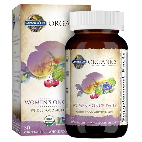 Multivitamínico Orgânico para Mulheres, 30 Comprimidos - Garden of Life