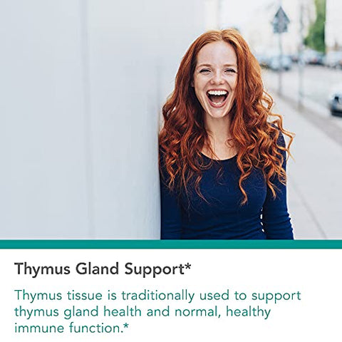 Thymus – Suplemento de Tecido de Timo, Extrato Glandular, 1000mg de Glândula de Timo Crua, Ovina, Liofilizada, Hipoalergênica – 75 Unidades - Nutricology