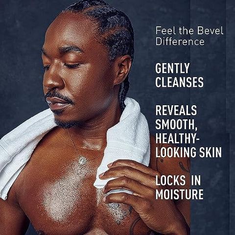 Sabonete Líquido Hidratante para Homens – Fragrância Suprema de Carvalho com Manteiga de Karité, Vitamina B e Óleo de Coco, 473 ml (Pacote com 2) - Bevel