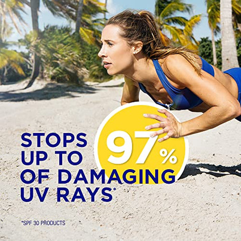 SPORT Protetor Solar FPS 30, Loção Protetora Resistente à Água, Amplo Espectro FPS 30, Pacote de Protetor Solar em Volume, Frasco de 207 ml, Pacote com 2 Unidades - Coppertone