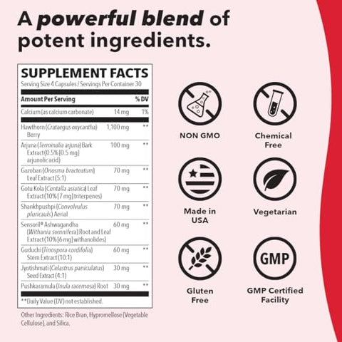 B/P Stabili-T – Suporte para Pressão Arterial – Suplemento Vitamínico para um Coração Saudável - LifeSeasons