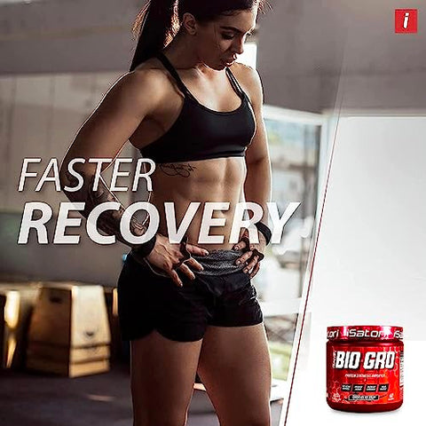 BIO-GRO Amplificador de Síntese Proteica para Recuperação Muscular – 100g - iSatori