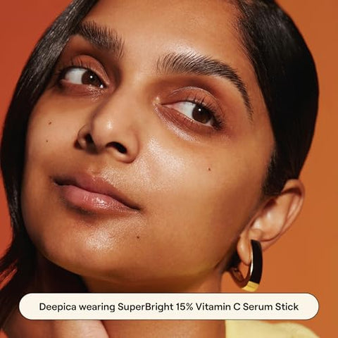 Superbright: Sérum Facial Clareador de Vitamina C 15%, Reduz Manchas Escuras e Rugas, com Vitamina E, Ácido Ferúlico 0,5%, 15g - Live Tinted