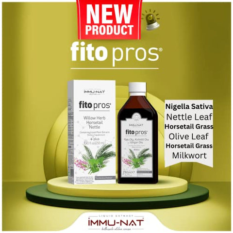 Immu-nat - Blend Herbal para Saúde da Próstata, 250ml Folha de Urtiga, Cavalinha, Folha de Oliveira, Alecrim, Erva-leiteira
