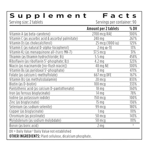 Igennus Healthcare Nutrition - Multivitamínico para Mulheres Metiladas, Metilfolato para MTHFR, Rótulo Limpo | Marca: Methylated Women’s Multivitamin