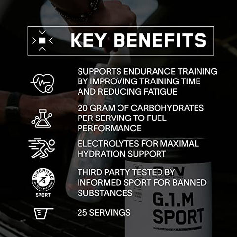 BPN G.1.M Go One More Sport – Combustível para Treinamento de Resistência, Eletrólitos e Calorias, Sal Rosa do Himalaia, Melancia Salgada – 500g - BARE PERFORMANCE NUTRITION