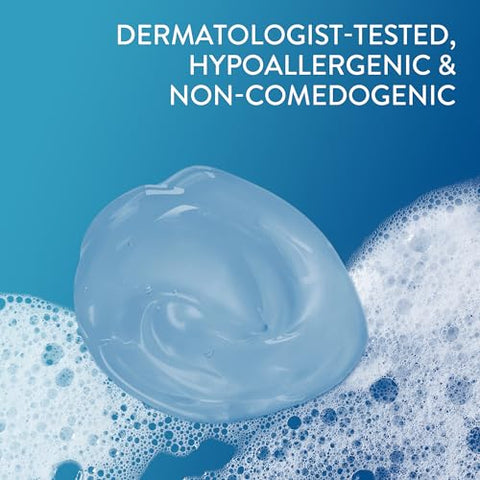 Ultra Gentle Body Wash Refrescante para Pele Seca a Normal, Sensível, Presentes para o Dia das Mães, Aloe Vera, Vitamina B5, Hipoalergênico, Testado por Dermatologistas, Sem Fragrância - Cetaphil