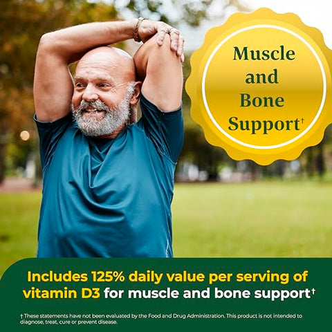 Men’s 55 Advanced Multivitamínico para Homens – Fórmula Médica – Colina, Vitamina D, Vitamina B12 – Além de Alimentos Reais – Suplemento para Saúde Cerebral de Adultos - MegaFood