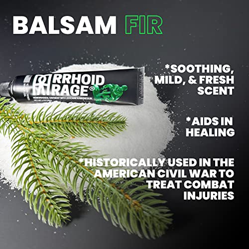 Rrhoid Rage - Pomada para Hemorroidas – Tratamento de Fissuras e Hemorroidas com Lidocaína, Extrato de Aloe Vera, Sulfato de Magnésio, Abeto Balsâmico, Creme Rápido para Coceira, Inchaço e