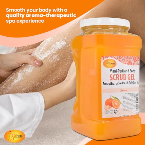 SPA REDI - Spa Redi Pedi Scrub Gel – Mandarin (Gal) | Gel Esfoliante para os Pés – Mandarina | 500g