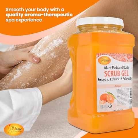 SPA REDI - Spa Redi Pedi Scrub Gel – Mandarin (Gal) | Gel Esfoliante para os Pés – Mandarina | 500g