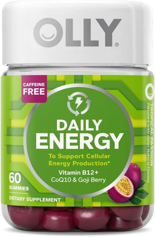 Laser Focus Gummy – Vitaminas B, Alpha GPC, Sabor Berry Tangerine – 36 Unidades - OLLY