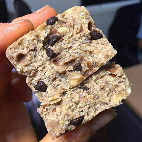 Barra de Proteína G2G, Amantes de Pasta de Amendoim, 4 Pacotes, 1 Caixa de cada: PB Choc Chip, PB Coco, PB Banana, PB