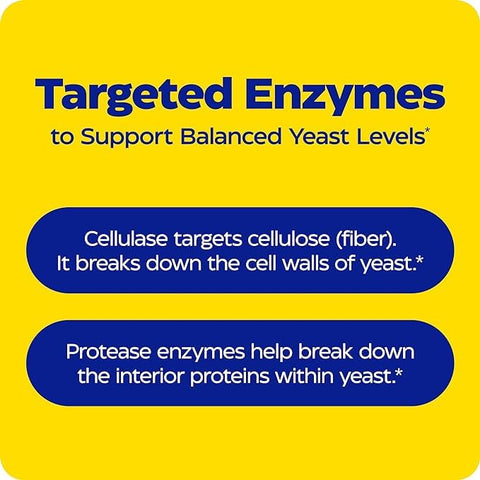 Candidase – Enzimas Digestivas para Suporte de Limpeza Suave, Saúde Intestinal - Enzymedica