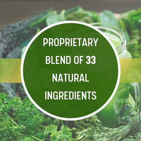 Daily Health - Ultimate Greens com MSM 1925mg – Ingredientes Naturais Veganos, Superalimento Vegetal Nutricional Alcalinizante para Suporte Imunológico e Energético – 180 Cápsulas (1 Mês de Suprimento)