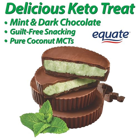 Equate Keto Fat Cups Chocolate Mint 14 Unidades 8.4oz e Maker Explorador de Presente em Cartão