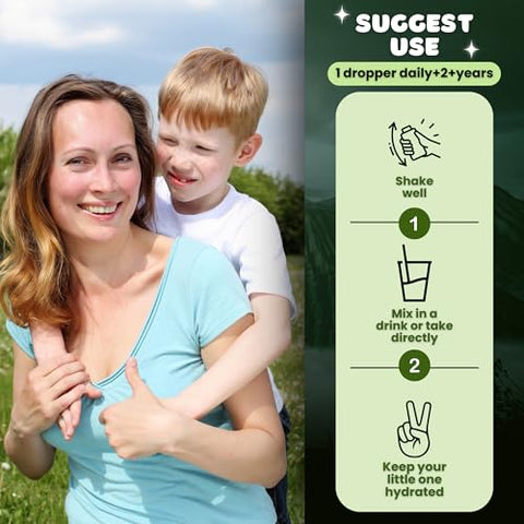 MEGA HEALTH - The One Healer | Gotas de Zeólita para Crianças e Adultos | Suporta Desintoxicação Diária Suave, Energia e Foco Naturalmente | Gotas Líquidas Pura de Zeólita Methyl B12 D3 | Desintoxicação Intestinal e Hepática