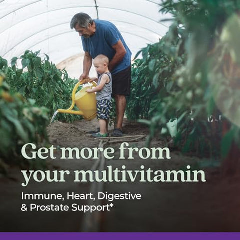 Multivitamínico Masculino 50 Plus para Cérebro, Coração, Digestão e Próstata – 60 Cápsulas - New Chapter