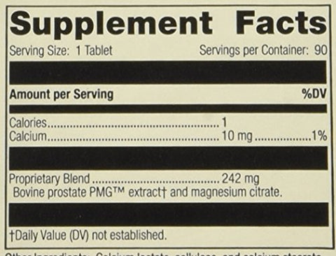 Standard Process Inc. - Standard Process- Prostate PMG, 90 Comprimidos | Suporte para a Próstata | Fórmula Avançada | 100% Natural