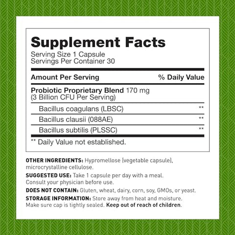 Probiótico de Solo de Força de Prescrição – 3 Cepas – Primal Earth SBO Probióticos para Regularidade Intestinal Normal - Amy Myers MD