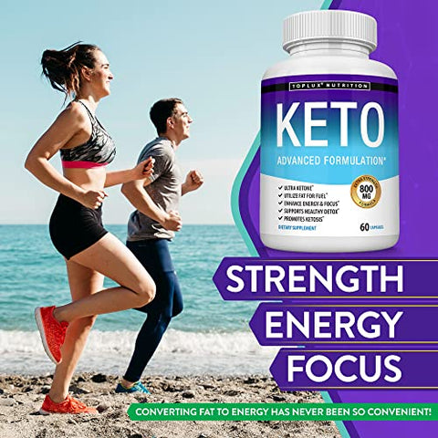 Keto Pills – Dieta de Cetose Natural com Cetonas – Marca Toplux - Toplux