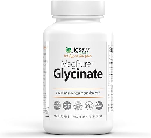 MagPure Glycinate – Cápsulas Premium de Magnésio, 120 Cápsulas - Jigsaw Health
