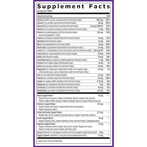 Multivitamínico Feminino 40+ para Energia, Envelhecimento Saudável e Suporte Imunológico com 20 Nutrientes — Every Woman’s One Daily 40, Suave no Estômago, 48 Comprimidos - New Chapter