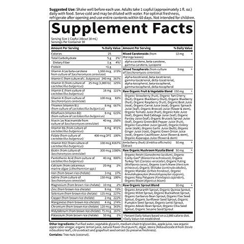 Multivitamínico – Vitamin Code Líquido Raw Whole Food, Vegetariano, Sem Conservantes, Sabor Frutas Vermelhas, 30 ml - Garden of Life