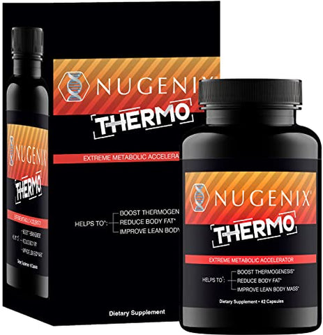 Thermo – Queimador de Gordura Termogênico para Homens, Acelerador Metabólico Extremo, 42 Cápsulas - Nugenix