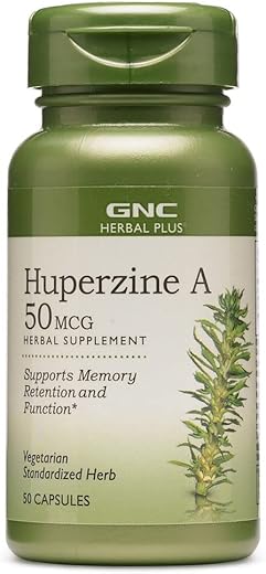Herbal Plus Huperzine A – Potencialize sua memória e foco – 60 cápsulas - GNC