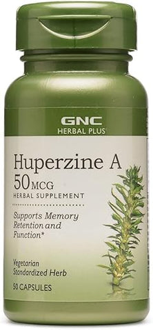 Herbal Plus Huperzine A – Potencialize sua memória e foco – 60 cápsulas - GNC