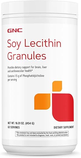 Granulos de Lecitina de Soja – 454g (60 Porções) - GNC