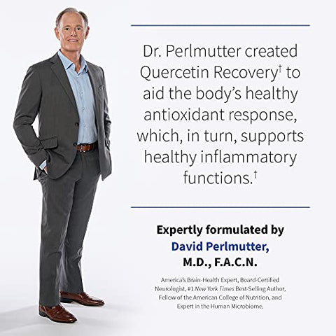 Quercetin Recuperação Pós-Treino com Zinco e Cúrcuma – 60 cápsulas - Garden of Life