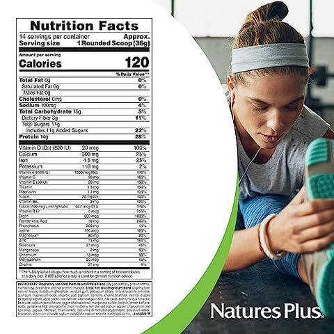 Natures Plus - NATURES PLUS Shake de Frutas Exóticas Spirutein Vermelho, 1 EA – Energético e Nutritivo