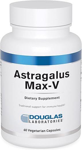 Astragalus Max-V | Suporte Imunológico, Cardiovascular, Renal e Hepático | 60 Cápsulas - Douglas Laboratories